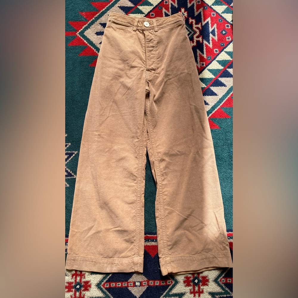 🛑SOLD🛑Jesse Kamm Sailor Pants in Palomino Corduroy